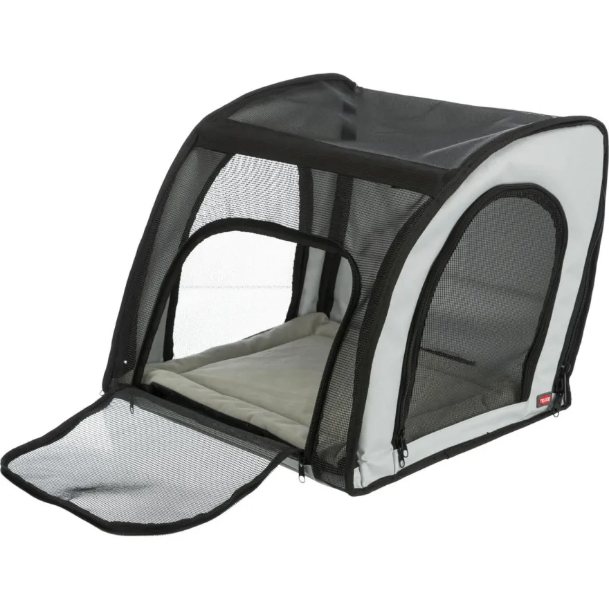 Автокрісло для тварин Trixie поліестер, сіре 44×37×40 см