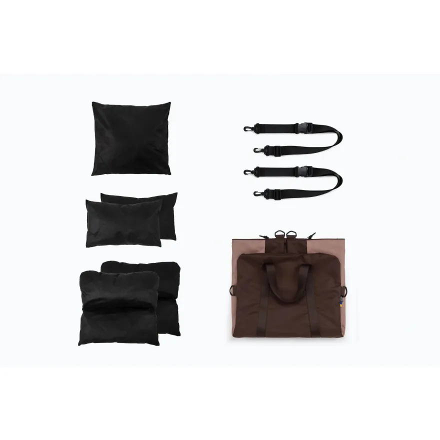 Автокрісло-лежанка в авто Harley&Cho Buggy brown one size коричневий