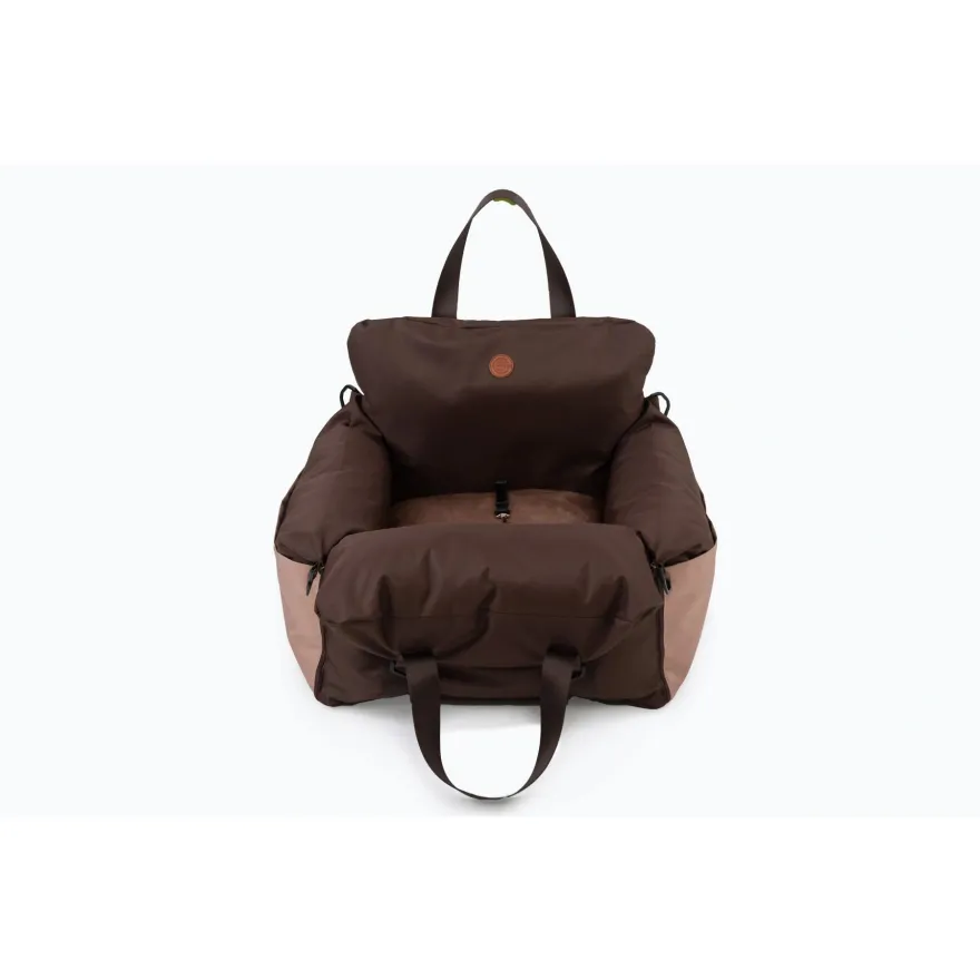 Автокрісло-лежанка в авто Harley&Cho Buggy brown one size коричневий