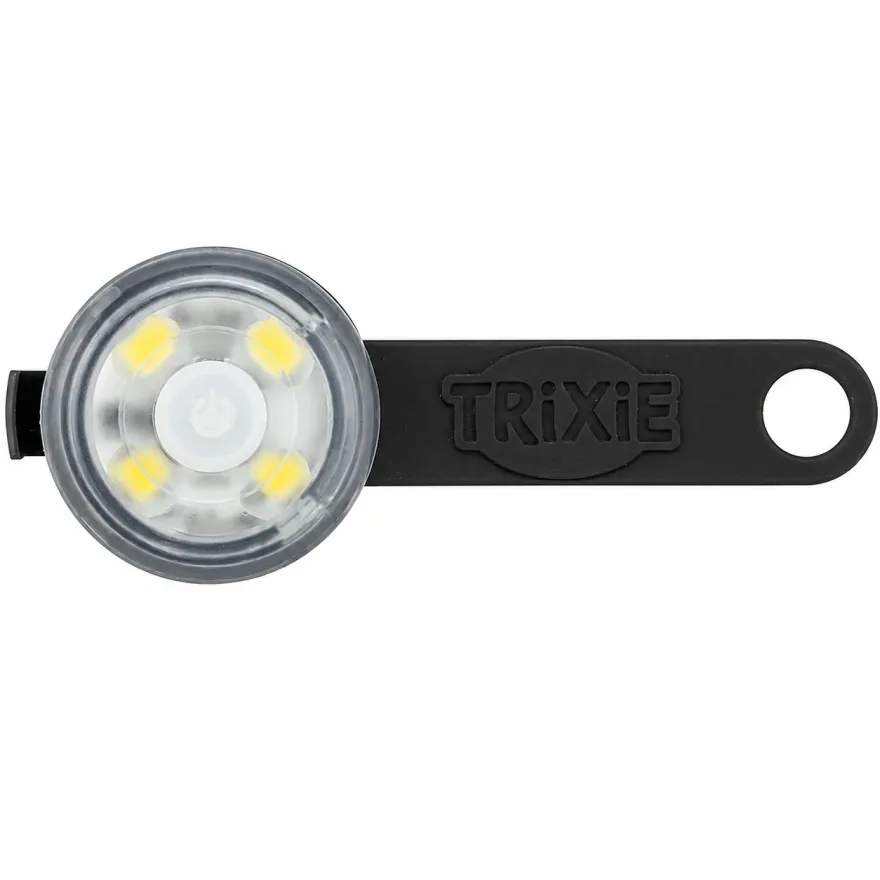 Брелок-ліхтарик для собак Trixie Flasher USB круглий, чорний 3х8 cм
