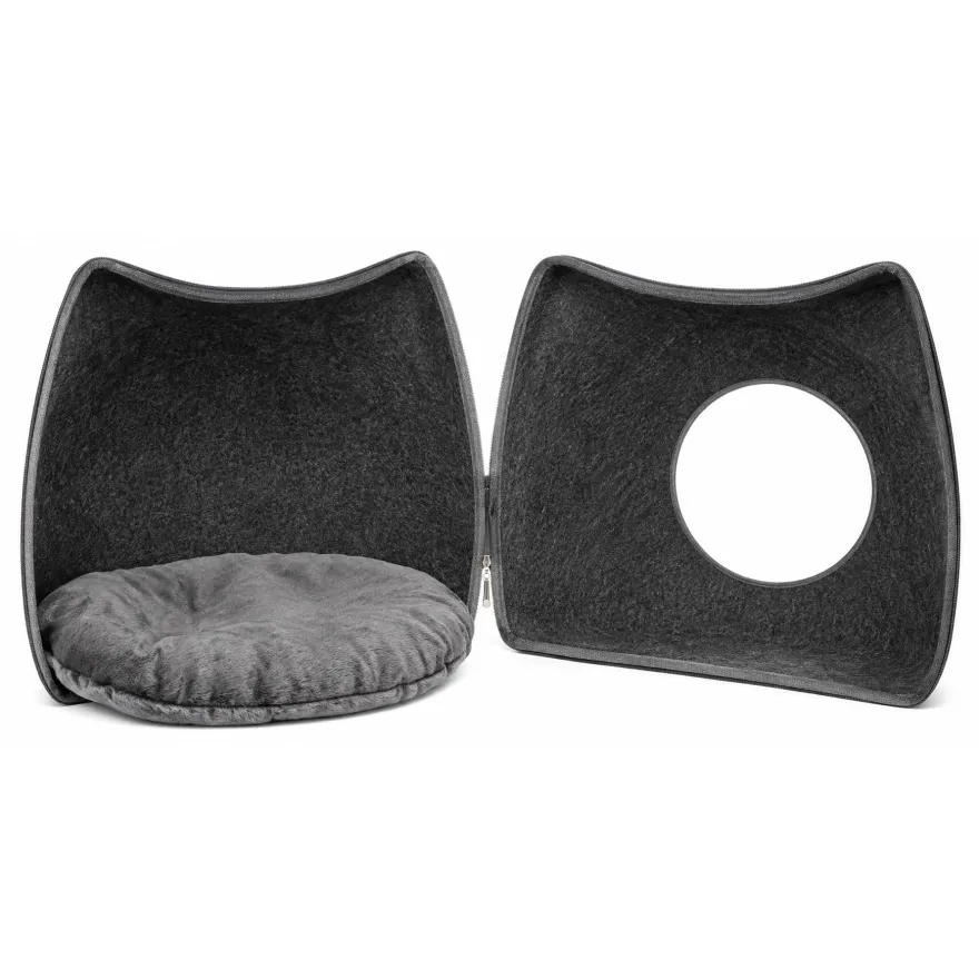 Будиночок Trixie Cat повсть сірий 38*35*37 см