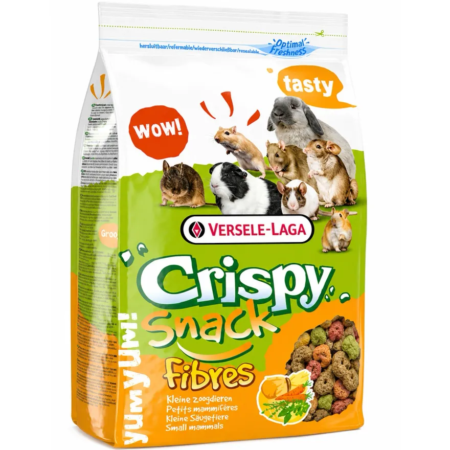 Додатковий корм для гризунів Versele-Laga Crispy Snack Fibres мюслі з овочами 650 г