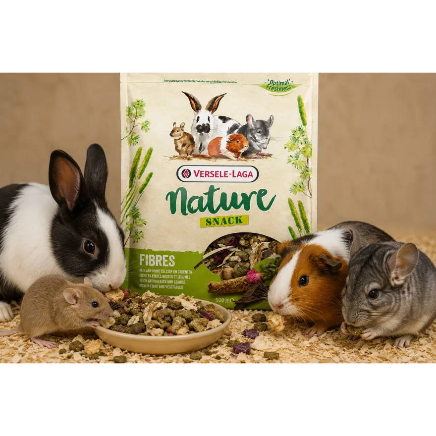 Додатковий корм для гризунів Versele-Laga Nature Snack Fibres 500 г
