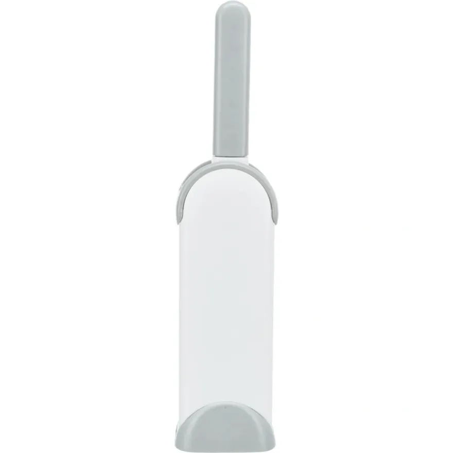 Двостороння щітка для очищення від шерсті Trixie Lint Brush з очищувальною базою, біла/сіра 33 см