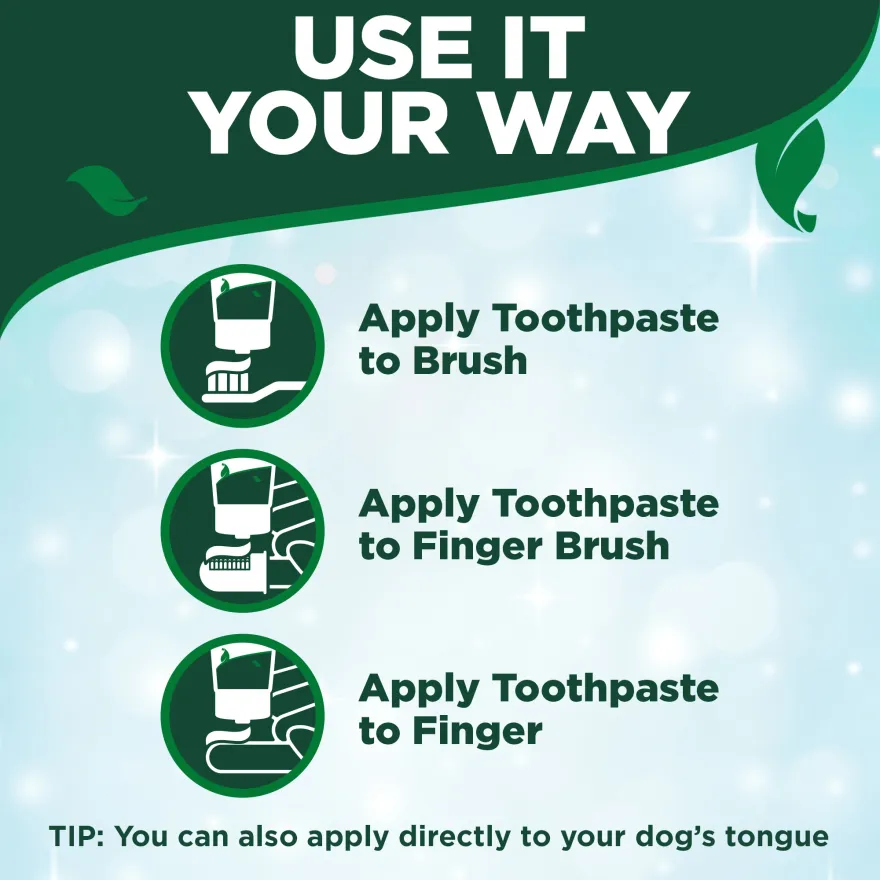 Ензимна зубна паста-гель VET`S BEST Dental Gel Toothpaste для догляду за зубами і ротовою порожиною собак 103 мл