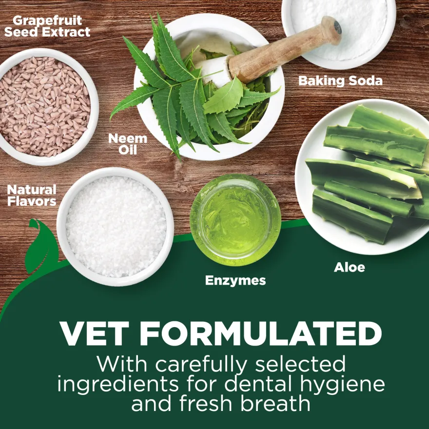Ензимна зубна паста-гель VET`S BEST Dental Gel Toothpaste для догляду за зубами і ротовою порожиною собак 103 мл