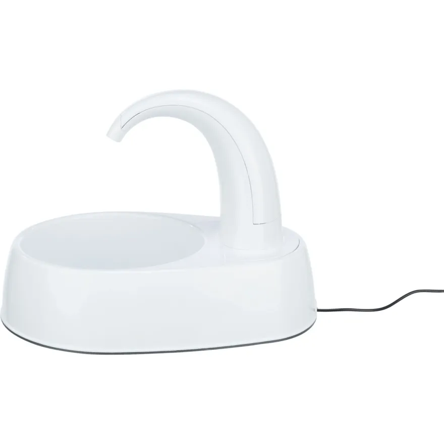 Фонтан для пиття Trixie Curved Stream білий 25*24,5*35 см / 2,5 л