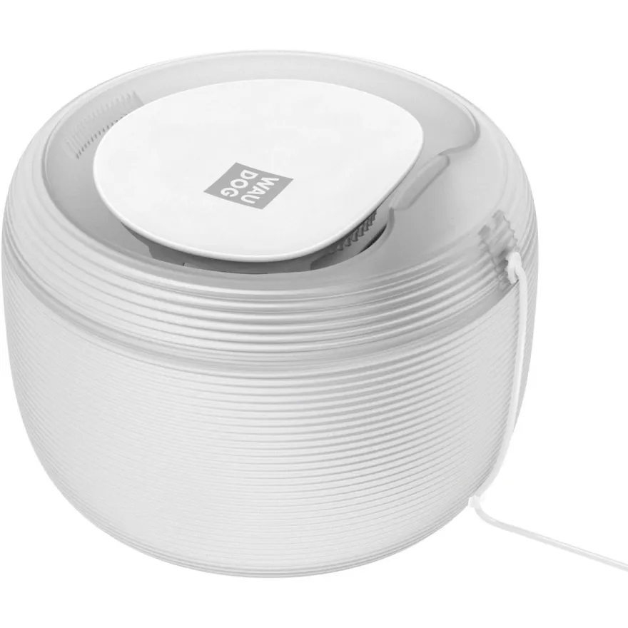 Фонтан для пиття WAUDOG Device білий з підсвіткою 21*15 см / 2,5 л