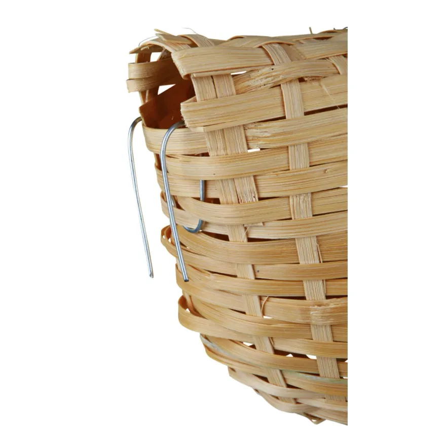 Гніздо для птахів Trixie Bamboo Nest з бамбука 12*15 см