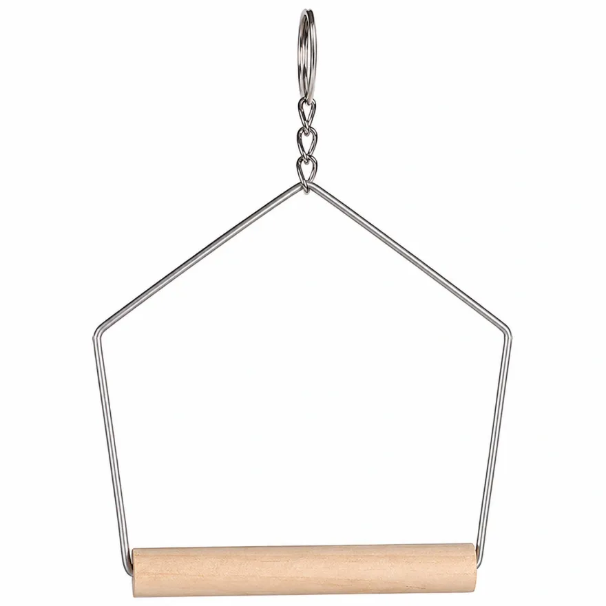 Гойдалка для птахів Flamingo Swing Wooden Perch 9*12 см / 1,4 см