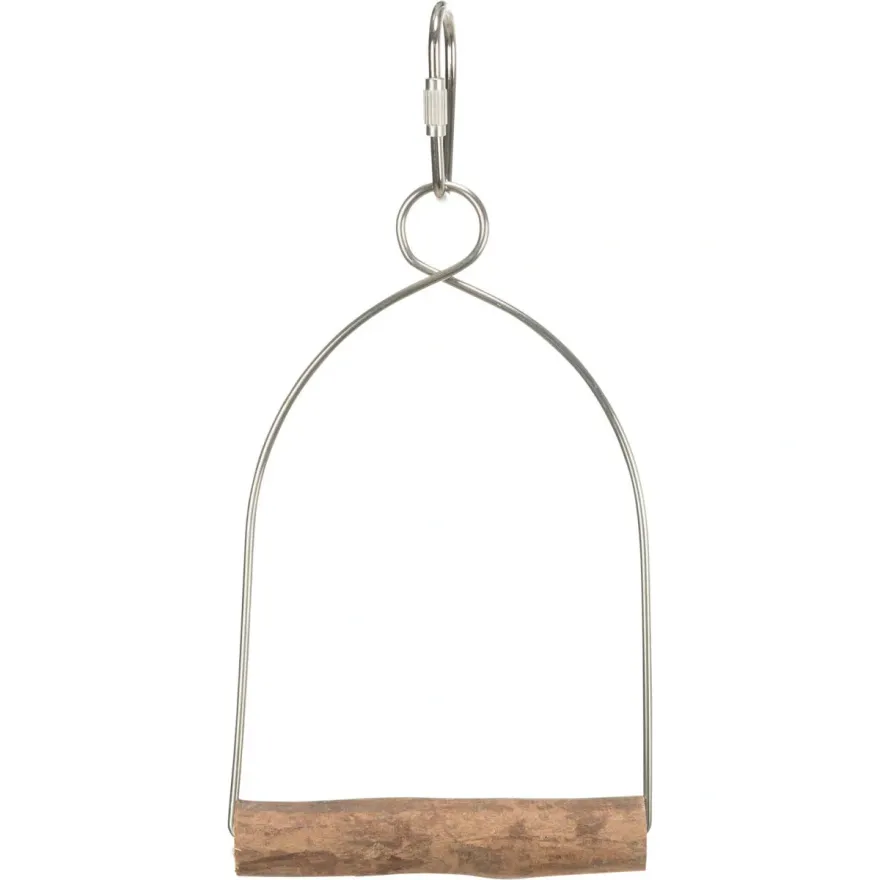 Гойдалка для птахів Trixie Natural Living дерев'яна арочна 15*27 см