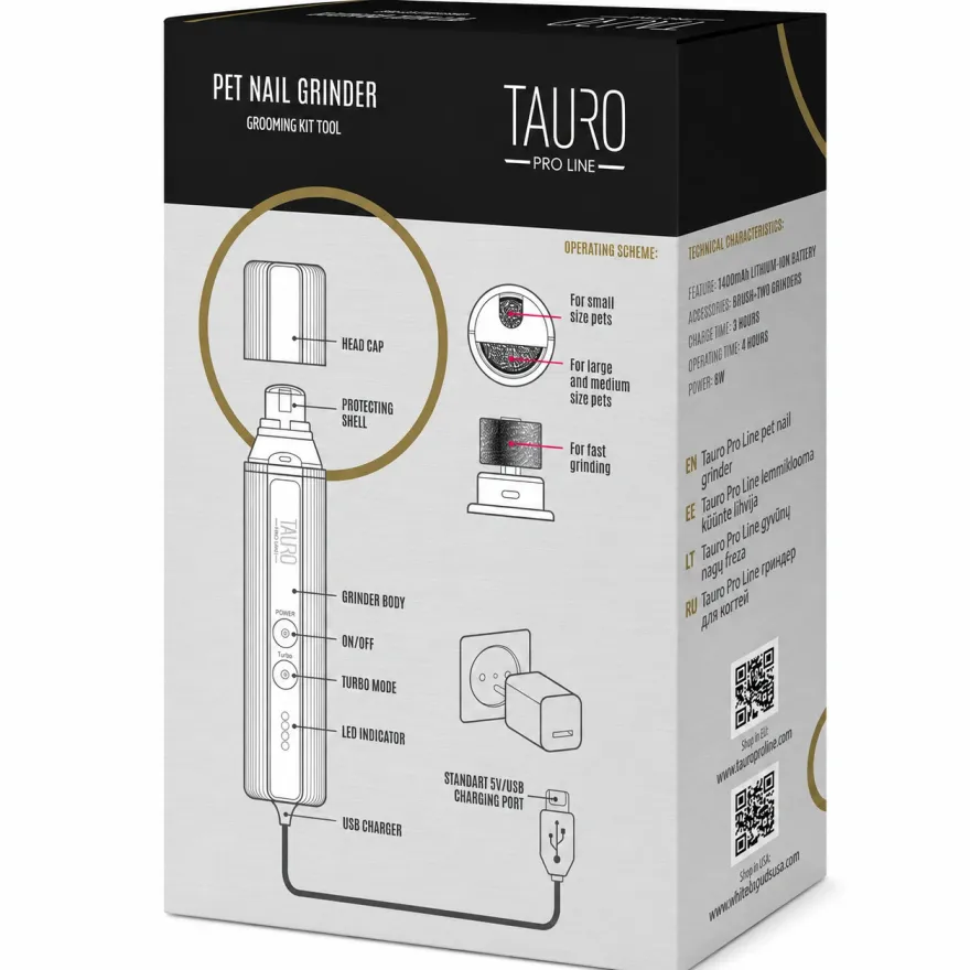 Гриндер для кігтів домашніх тварин Tauro Pro Line