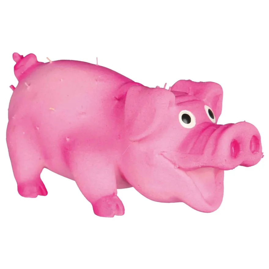 Іграшка для собак Trixie Bristle Pig Свинка зі щетиною латексна 10 см