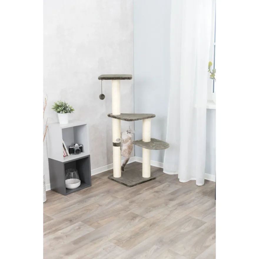 Кігтеточка-комплекс для котів Trixie Altea джут 117 см / 40*40 см, сіра