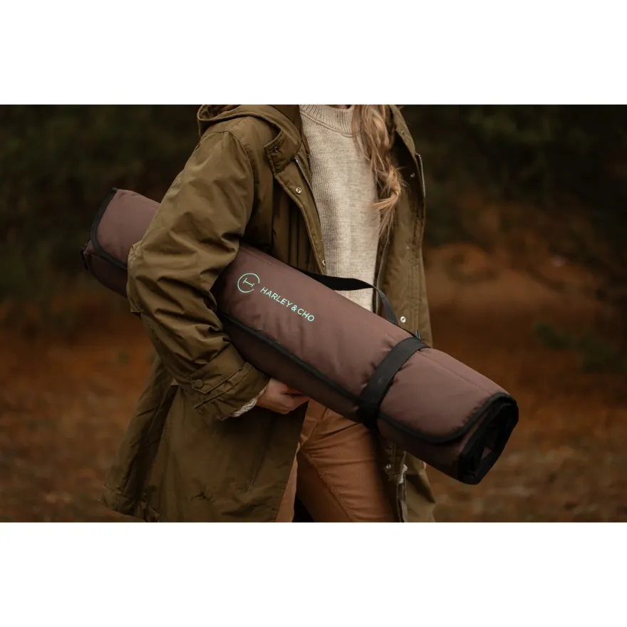 Килимок для прогулянок Harley&Cho Travel roll up mat Brown M коричневий 100*65 см