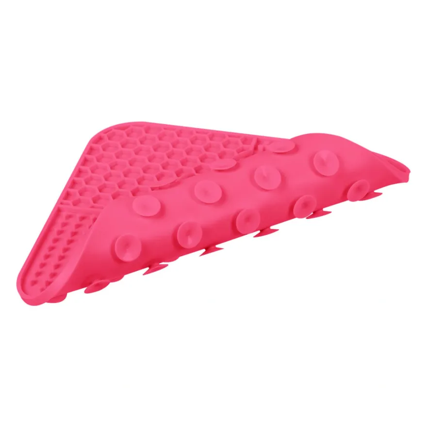 Килимок для злизування WAUDOG Silicone рожевий 190х190х10 мм