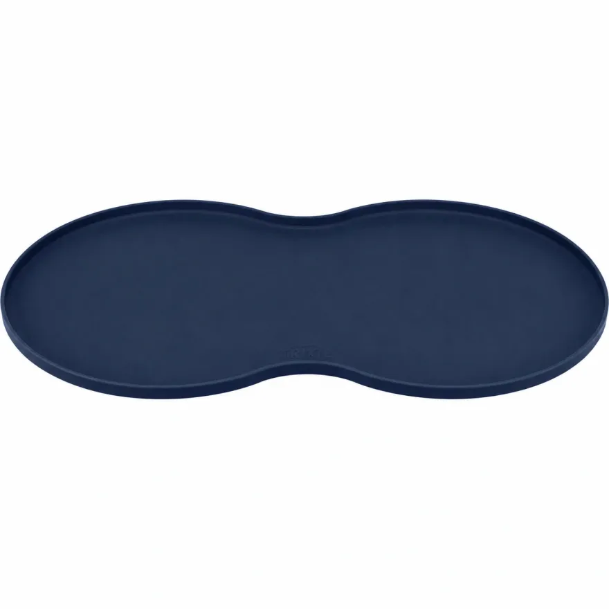Килимок під миски Trixie Place Mat cиліконовий синій 48х27 см