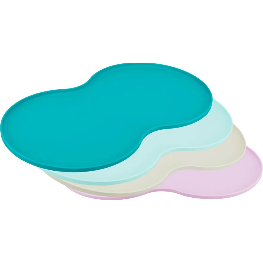 Килимок під миски Trixie Place Mat cиліконовий сірий 48х27 см