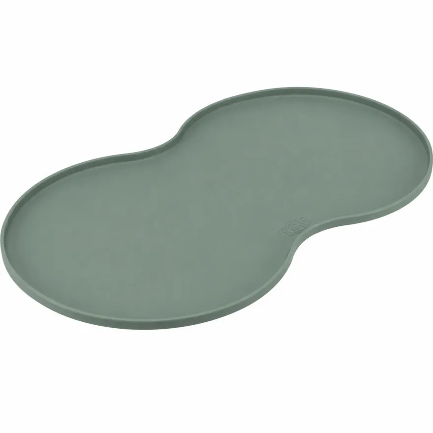 Килимок під миски Trixie Place Mat cиліконовий зелений 48х27 см Килимок під миски Trixie Place Mat cиліконовий зелений 48х27 см