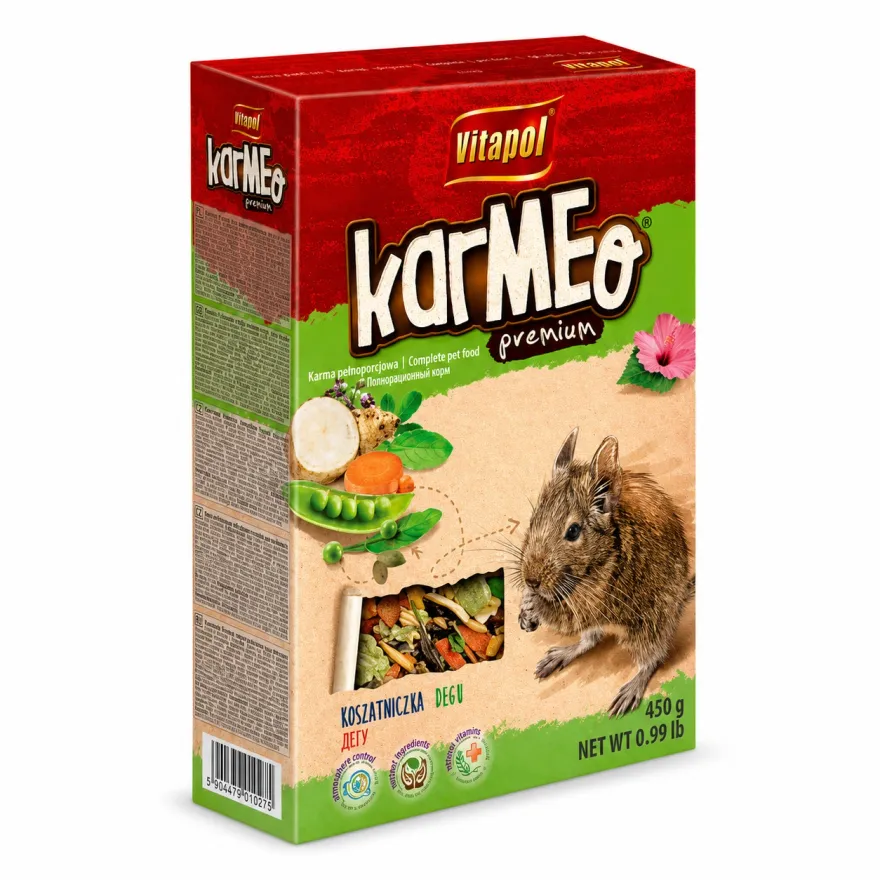 Корм для дегу Vitapol Karmeo Premium 450 г Корм для дегу Vitapol Karmeo Premium 450 г