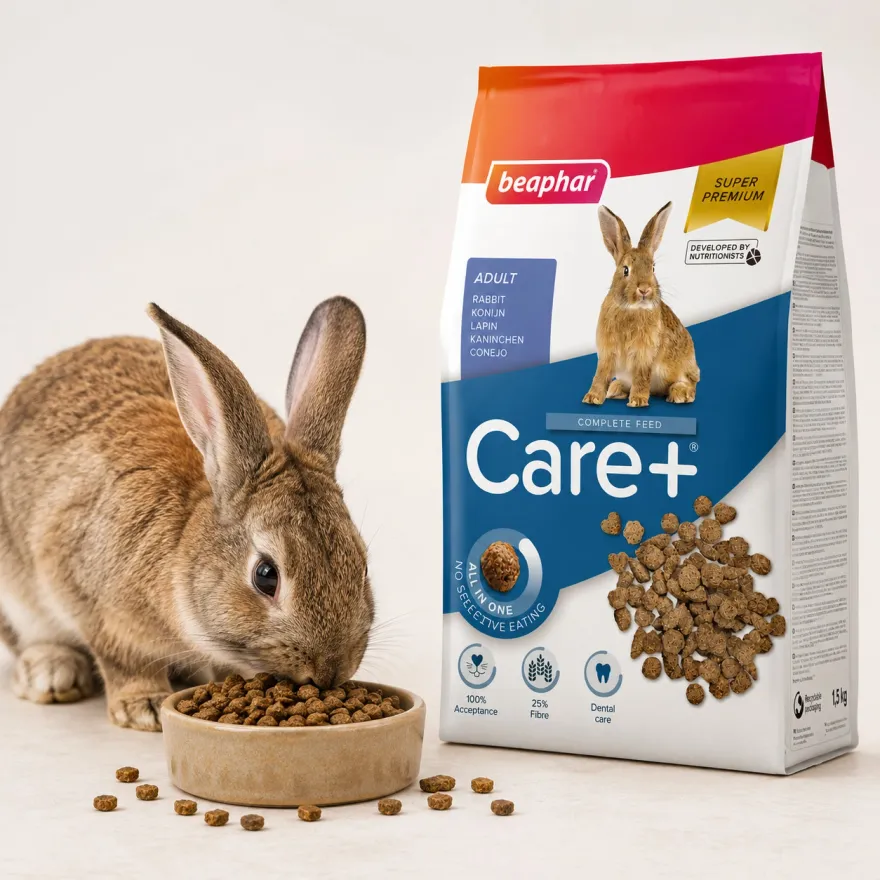 Корм для кроликів Beaphar Care+ суперпреміум екструдований 1,5 кг
