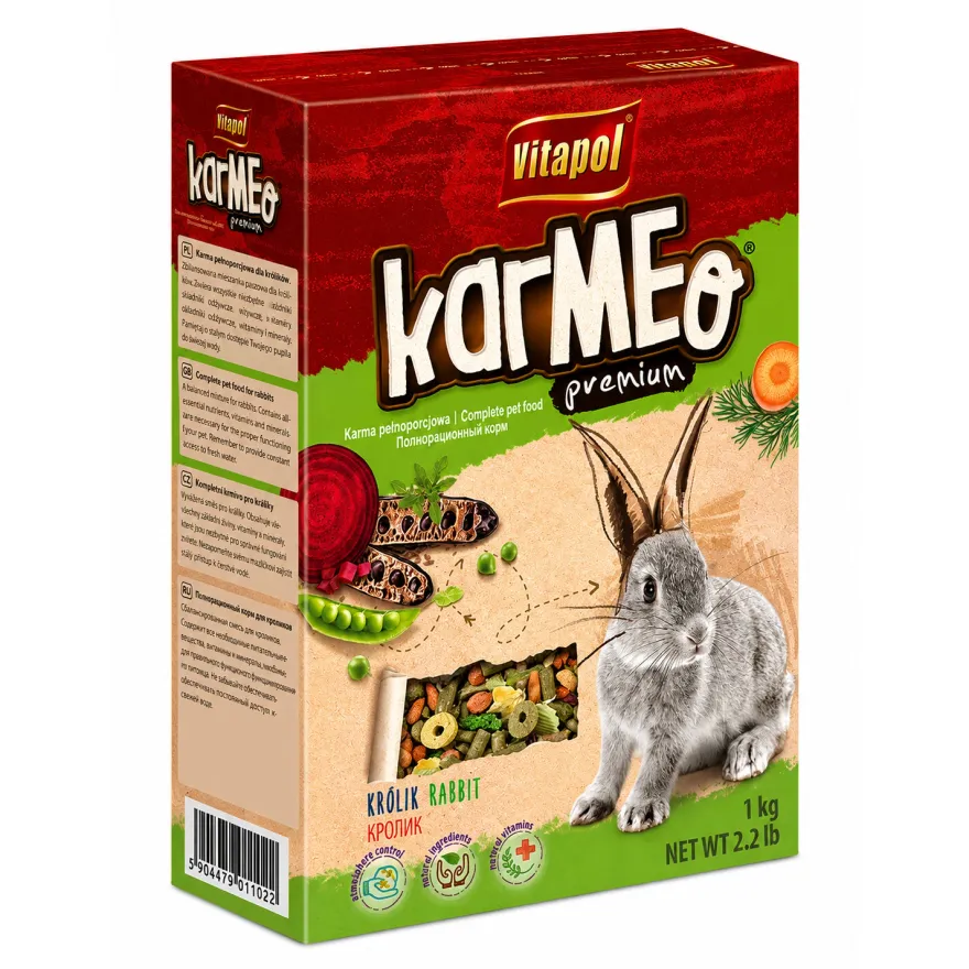 Корм для кроликів Vitapol Karmeo Premium 1 кг Корм для кроликів Vitapol Karmeo Premium 1 кг