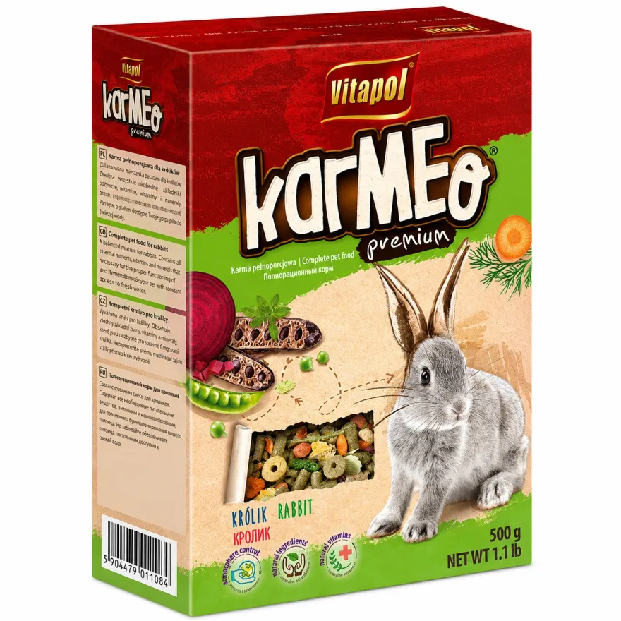 Корм для кроликів Vitapol Karmeo Premium 500 г Корм для кроликів Vitapol Karmeo Premium 500 г