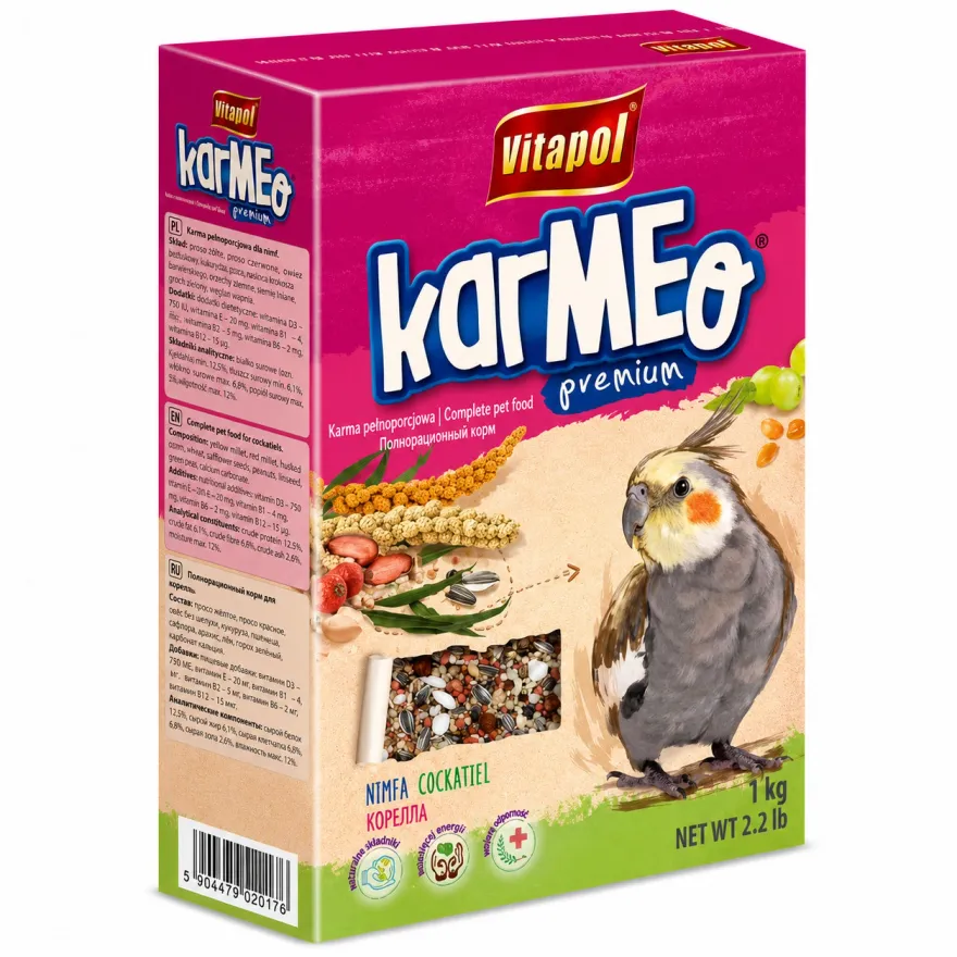 Корм для німф Vitapol Karmeo Premium 1 кг Корм для німф Vitapol Karmeo Premium 1 кг