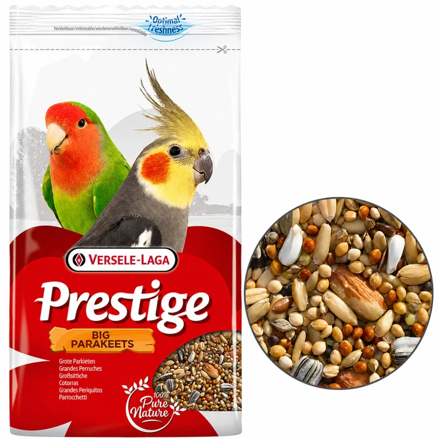 Корм для середніх папуг Versele-Laga Prestige Big Parakeets 1 кг