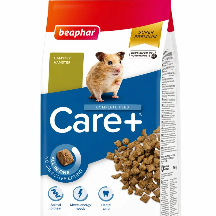 Корм для хом'яків Beaphar Care+ суперпреміум екструдований 750 г