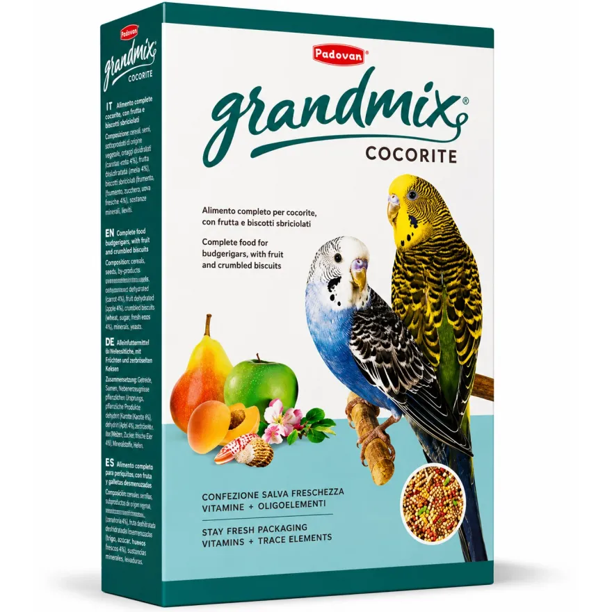 Корм для хвилястих папуг Padovan Grandmix Cocorite 1 кг
