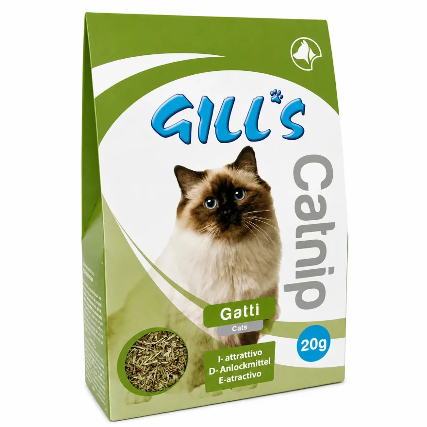 Котяча м'ята Croci Gill's Catnip для привчання та підвищення грайливості котів 20 г