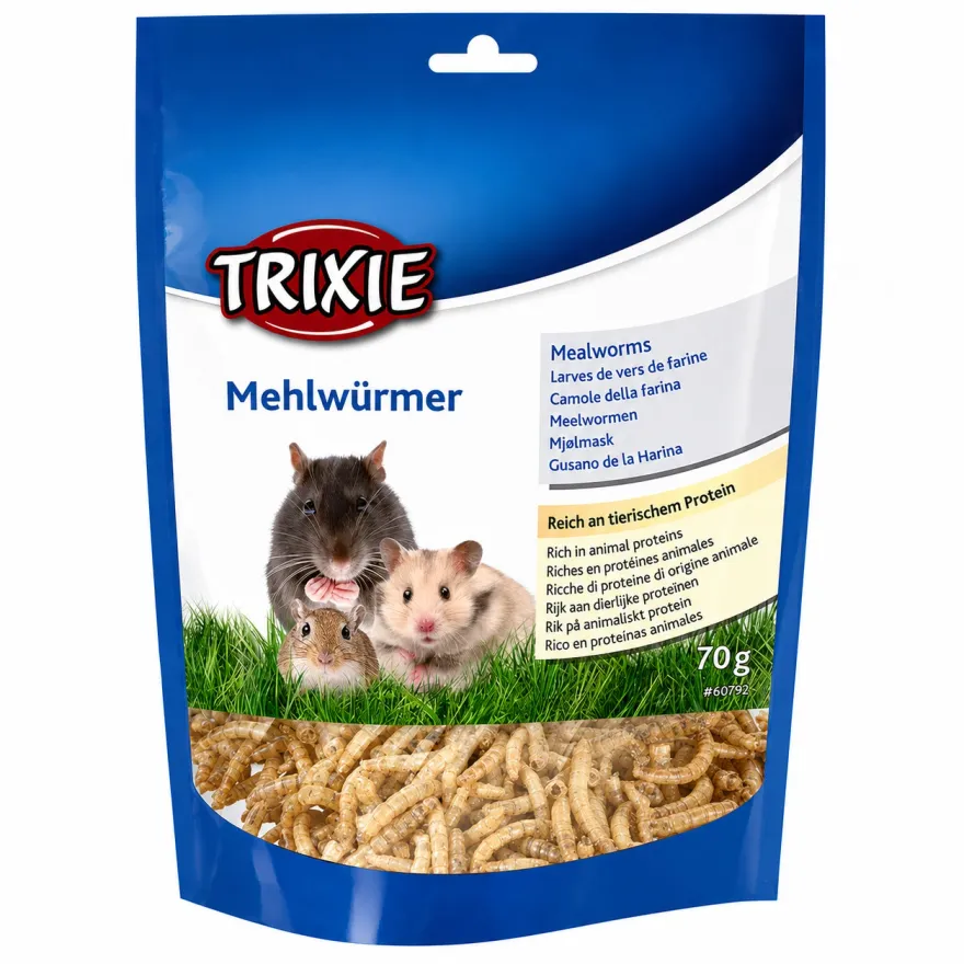 Ласощі для гризунів Trixie Mealworms Борошняний хробак 70 г
