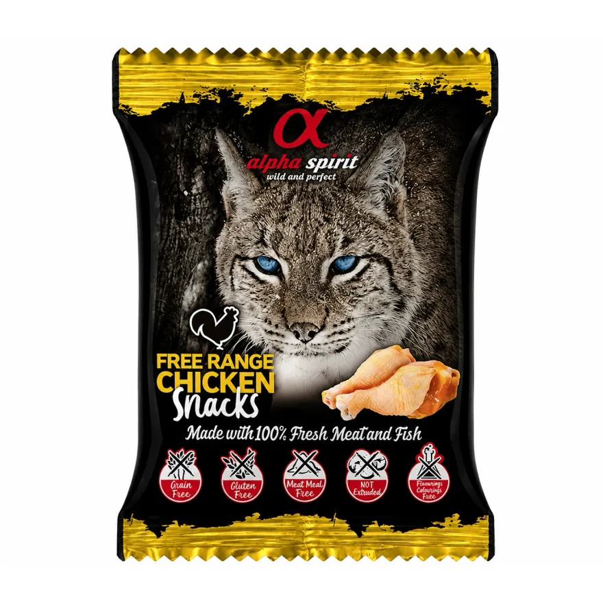 Ласощі для котів Alpha Spirit Cat Chicken Snacks Снеки з куркою 50 г