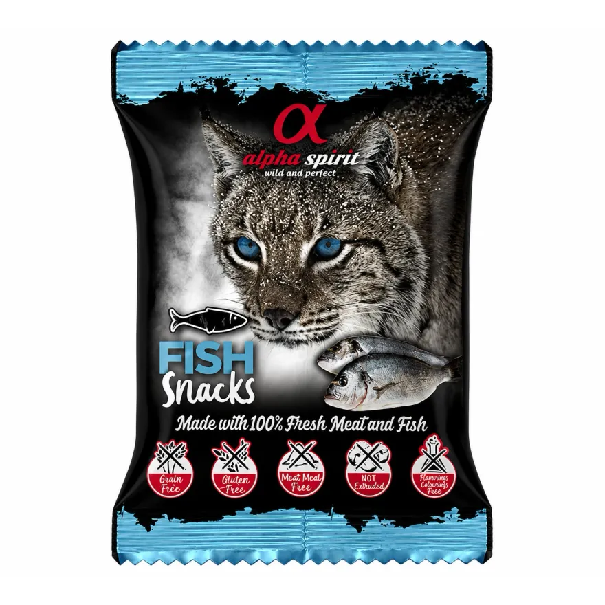Ласощі для котів Alpha Spirit Cat Fish Snacks Снеки з рибою 50 г