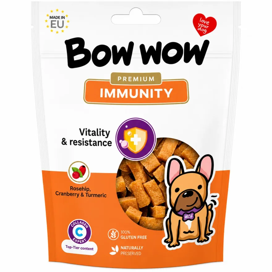 Ласощі для собак Bow Wow Immunity Снеки для зміцнення імунітету 60 г