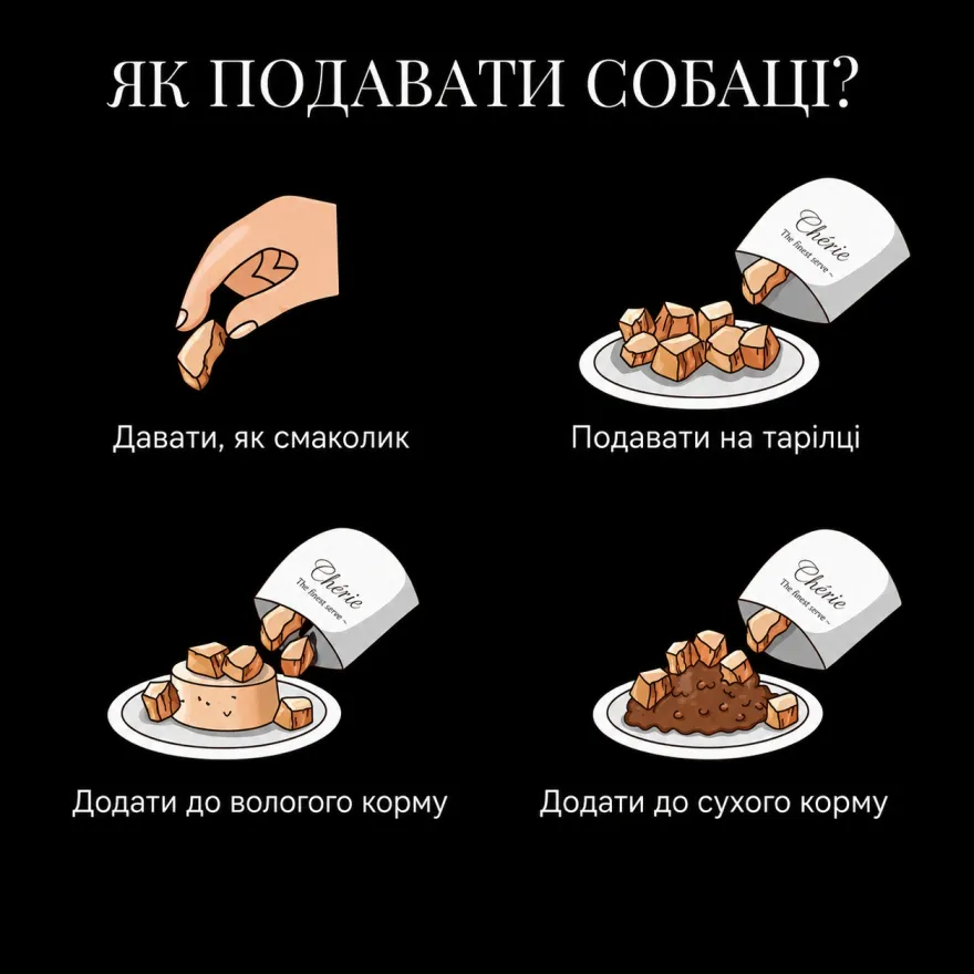 Ласощі для собак Cherie Dog Freeze-Dried Treats Chicken Breast Сублімована курка 40 г