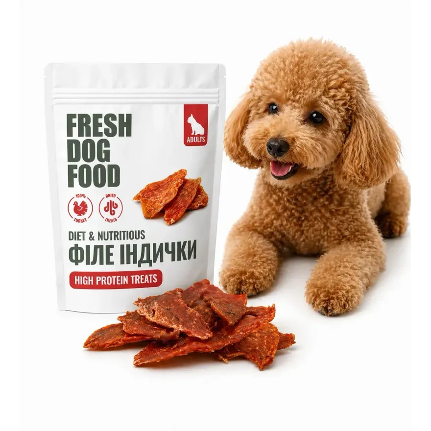 Ласощі для собак Fresh Dog Food Філе індички 25 г
