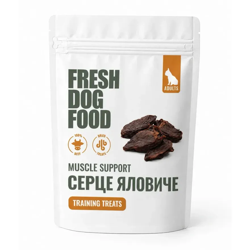 Ласощі для собак Fresh Dog Food Серце яловиче 30 г