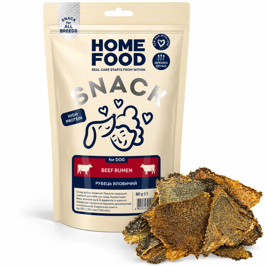 Ласощі для собак Home Food Косичка з рубця яловичого 80 г