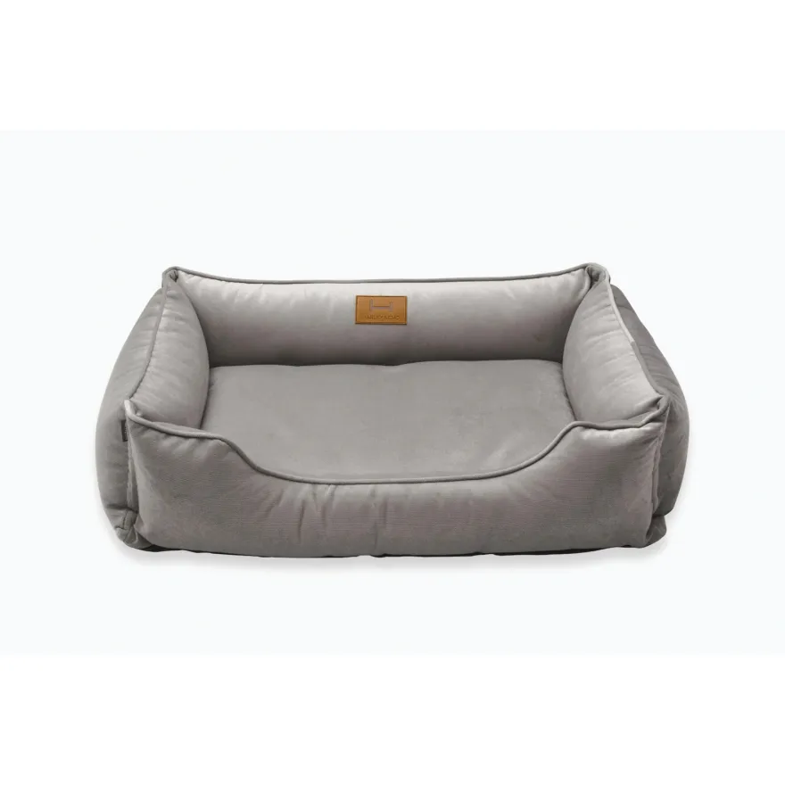 Лежак Harley&Cho Dreamer велюр Gray S сірий 60*45 см Лежак Harley&Cho Dreamer велюр Gray S сірий 60*45 см