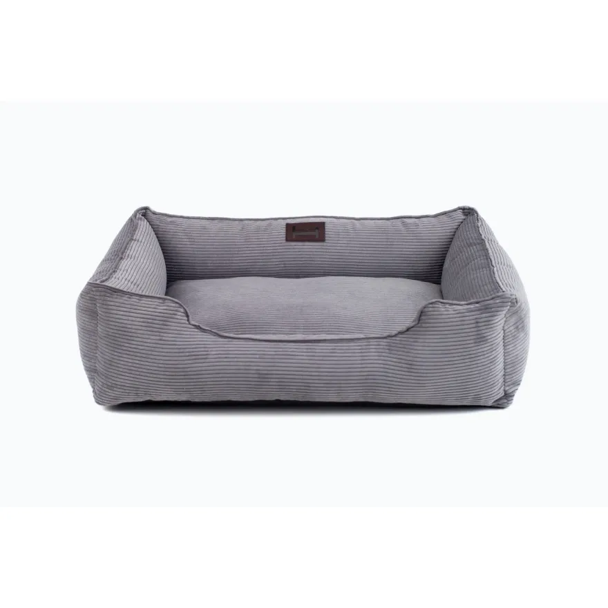 Лежак Harley&Cho Dreamer вельвет Gray S сірий 60*45 см Лежак Harley&Cho Dreamer вельвет Gray S сірий 60*45 см