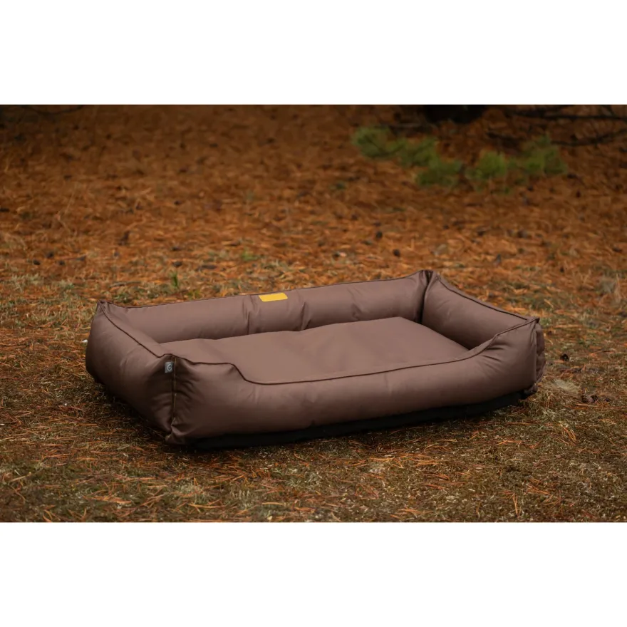 Лежак Harley&Cho Dreamer Waterproof оксфорд Brown L коричневий 90*60 см