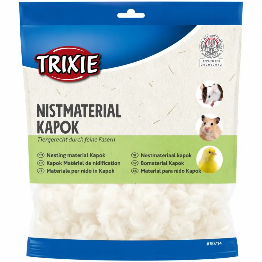 Матеріал для гніздування птахів та гризунів Trixie капок 100 г