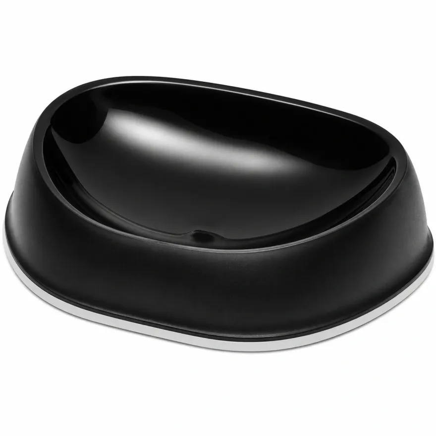 Миска для кошек и собак Moderna Sensibowl черная 200 мл