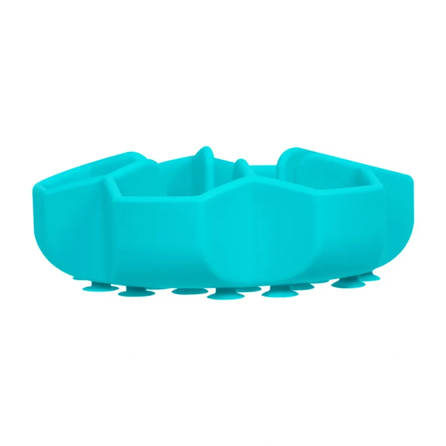 Миска для повільного харчування WAUDOG Silicone блакитна 750 мл