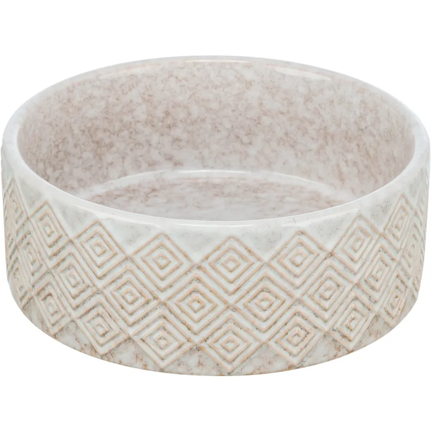 Миски на подставке для собак Trixie Bowl Set Ceramic/Bamboo керамика/бамбук 2*800 мл / 8 см