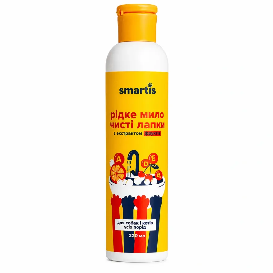 Набір для лап тварин Smartis віск, крем-бальзам, рідке мило