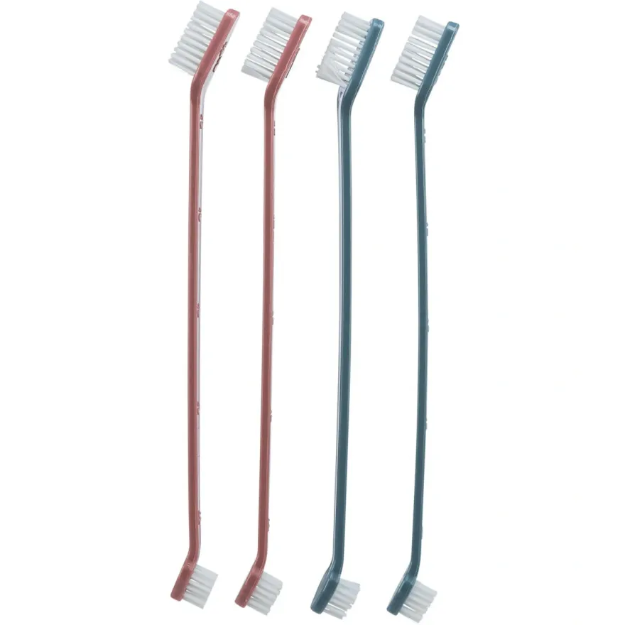 Набір зубних щіток Trixie Tooth Brush Set двосторонніх для собак 23 см, 4 шт