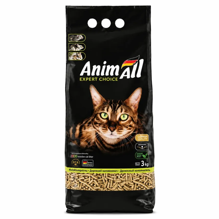 Наповнювач деревний AnimAll без аромату 3 кг